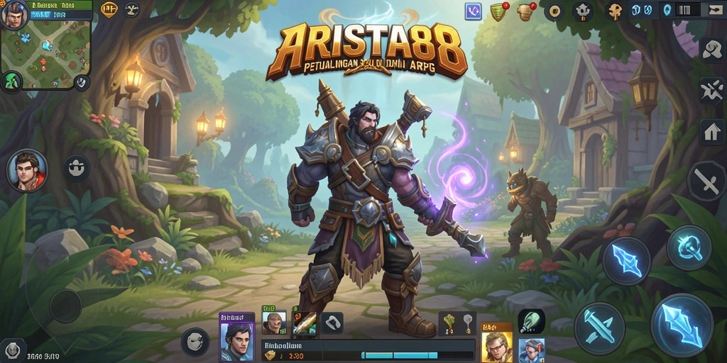 Screenshot menampilkan aksi seru dalam gameplay ARPG.