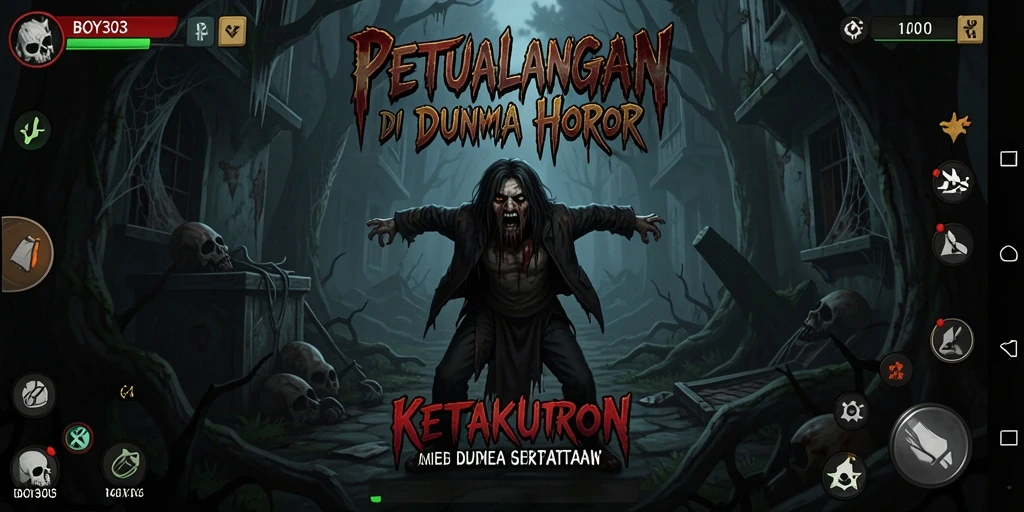 Gameplay menegangkan dengan suasana horor yang mencekam.