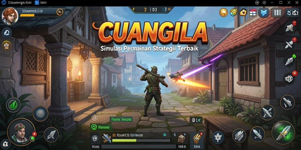 Tampilan gameplay CUANGILA yang mendebarkan dan interaktif.