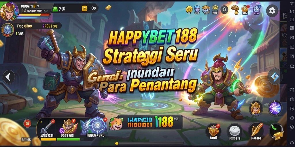 Screenshot menunjukkan aksi seru gameplay strategi dalam HAPPYBET188.