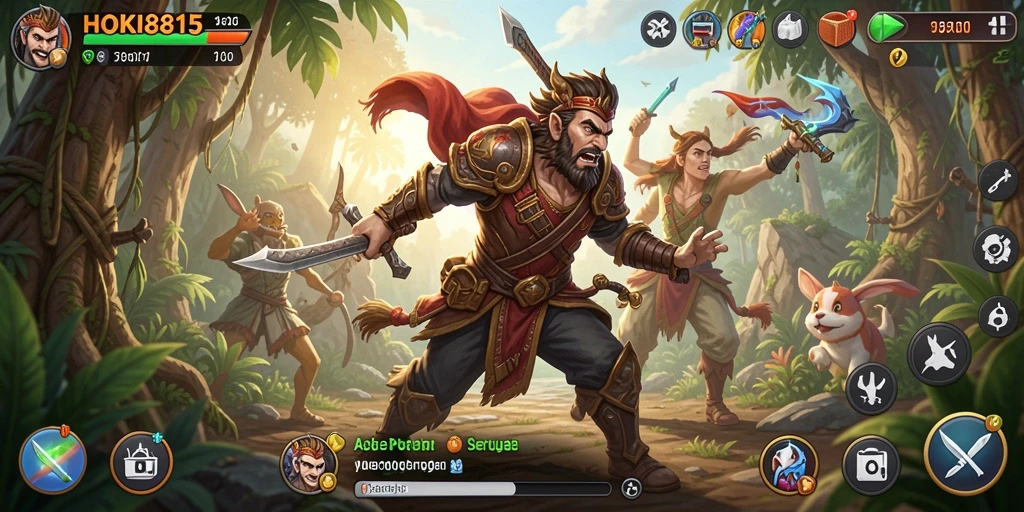 Tampilan seru dari gameplay HOKI8815 dalam aksi penuh ketegangan.