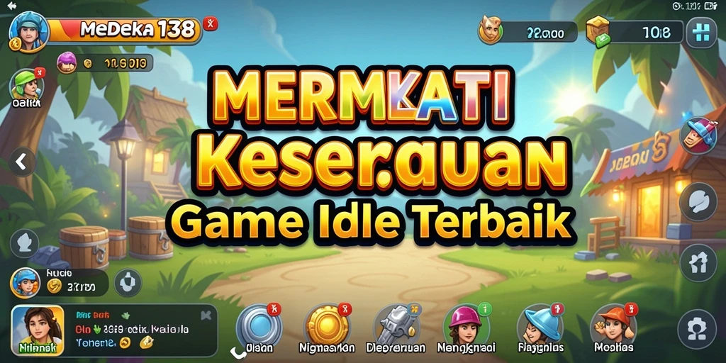 Tampilan gameplay menarik dari MERDEKA138 yang sederhana.