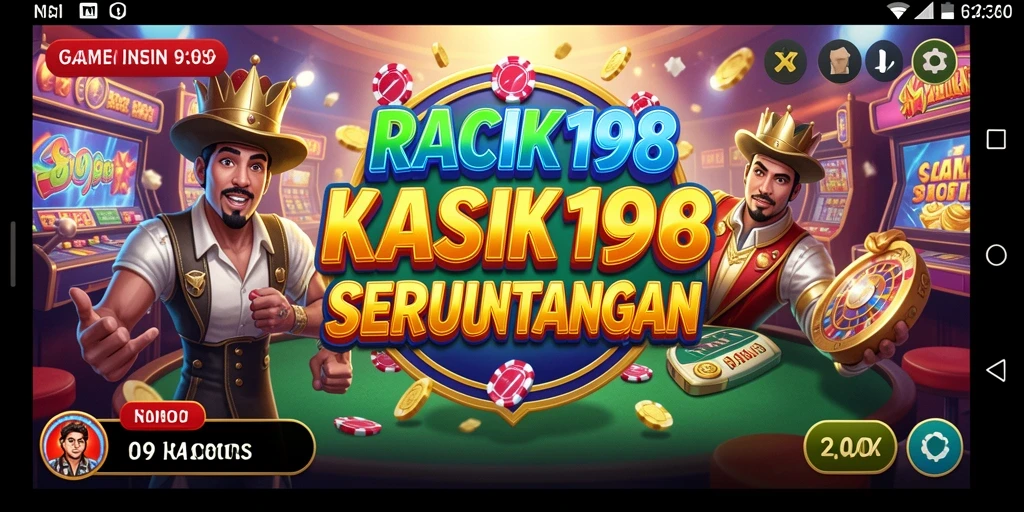 Screenshot gameplay RACIK198 menunjukkan keseruan permainan Kasino.