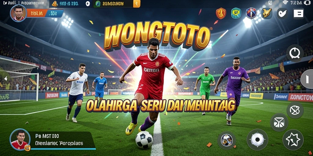 Tampilan gameplay seru WONGTOTO dengan berbagai mode olahraga.